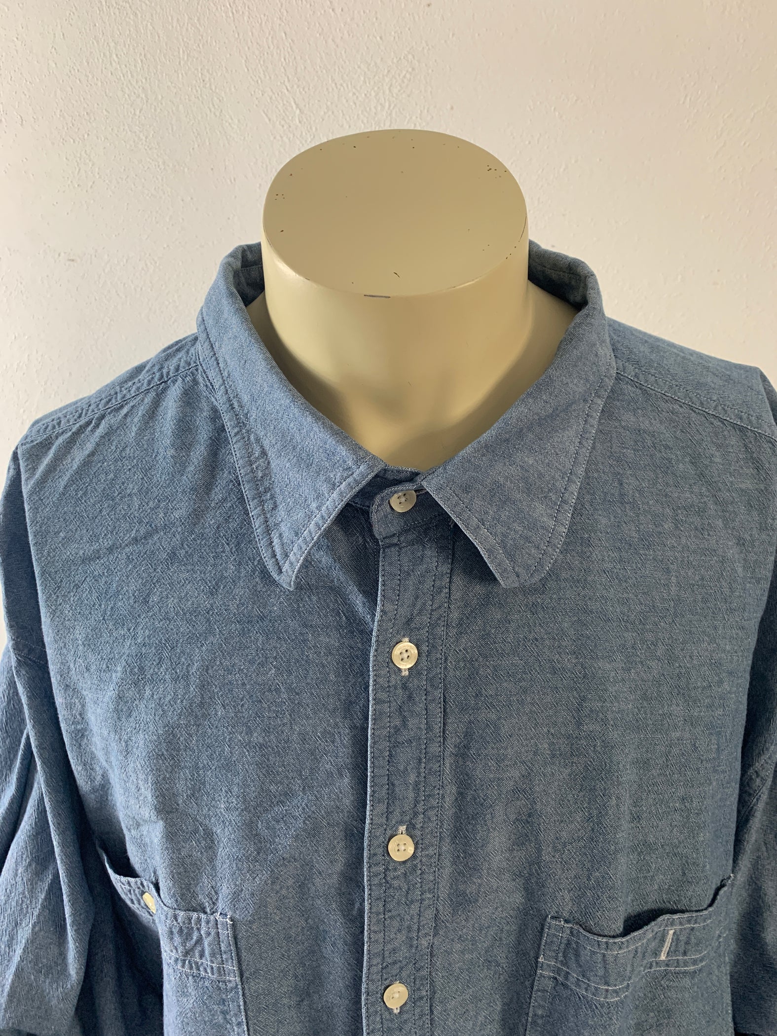 Broken-in-Shirt mens collared shirt size 4XLT — Family Tree Resale 1