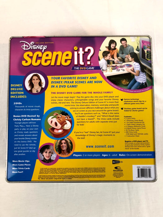 scene it dvd card game