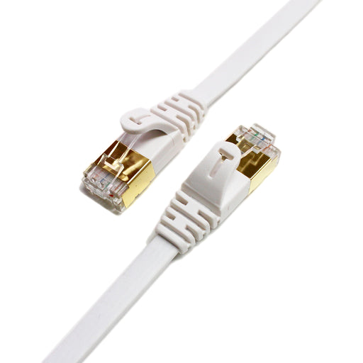 Cat 7 Ethernet Cable 50 ft - High-Speed Internet & Network LAN Patch Cable,  RJ45 Connectors - 50ft / Black - Perfect for Gaming, Streaming, and More