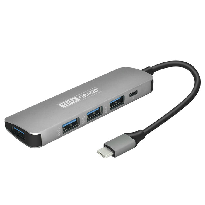 efterspørgsel grafisk Horn USB 3.1 USB-C 5 Ports Hub, 4 USB 3.0 5Gbps Ports and 1 USB-C PD Port, —  Tera Grand