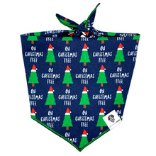 Load image into Gallery viewer, Oh Christmas Tree Tie-On Dog Bandana
