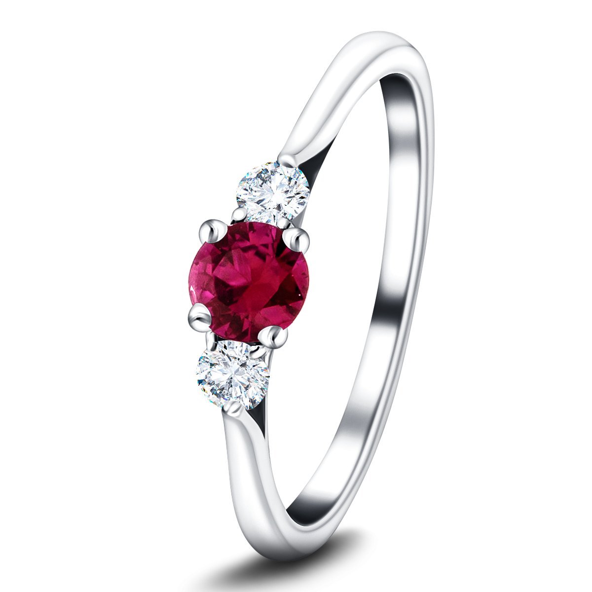 Fancy Pink Ring (0.54ct Fancy Pink VS2) - PRIORITY DIAMOND