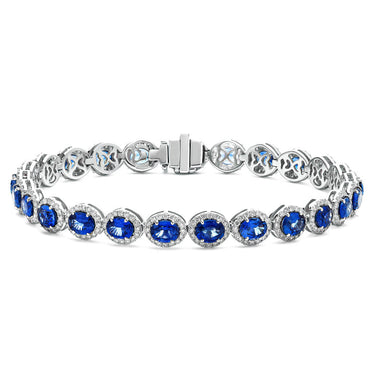 Diamond  Sapphire Bracelet  Timothy Roe Fine Jewellery  Bespoke Jewellery  In The UK