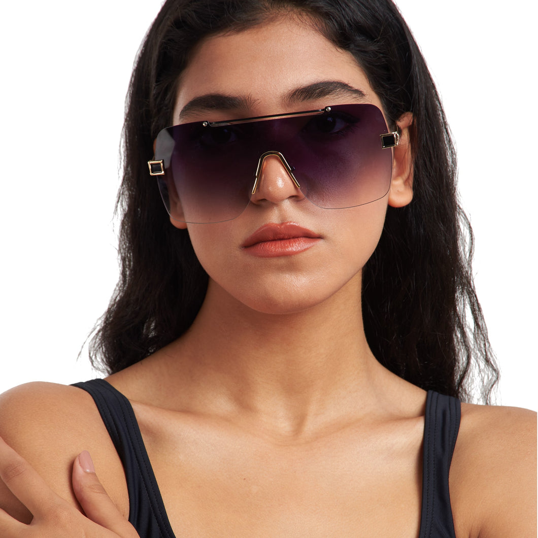 Transparent Squared Sunglasses