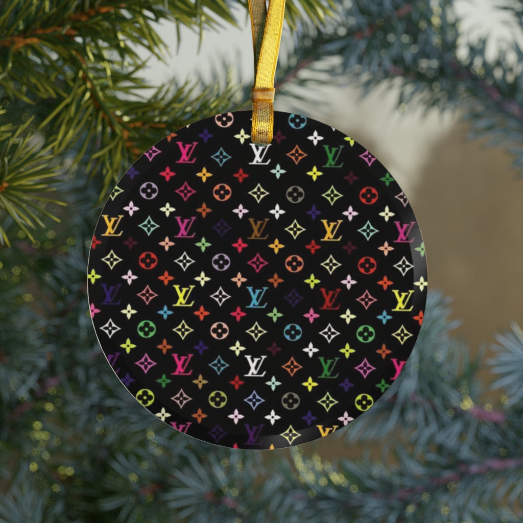 LV Glass Ornament