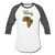 Safari King Baseball T-Shirt - white/charcoal