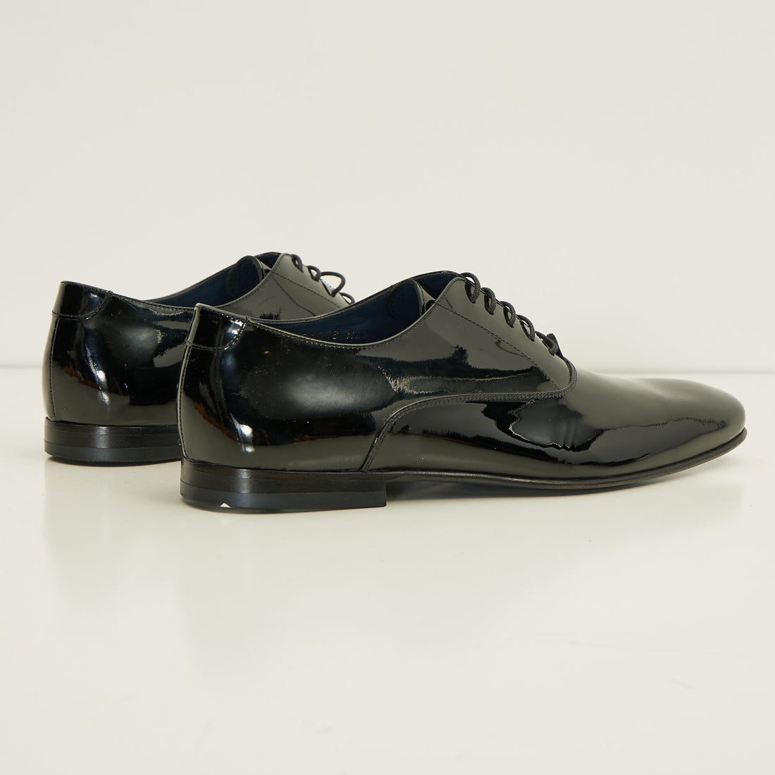N° D1018 PATENT Leather Oxfords - Black