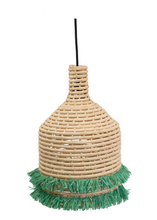 Load image into Gallery viewer, wicker pendant light
