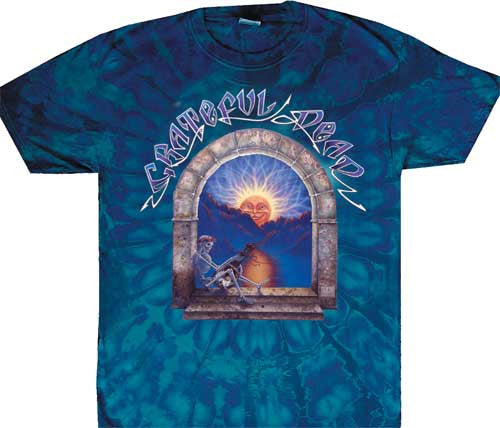 Grateful Dead Lute Player Tie Dye T-shirt - HalfMoonMusic