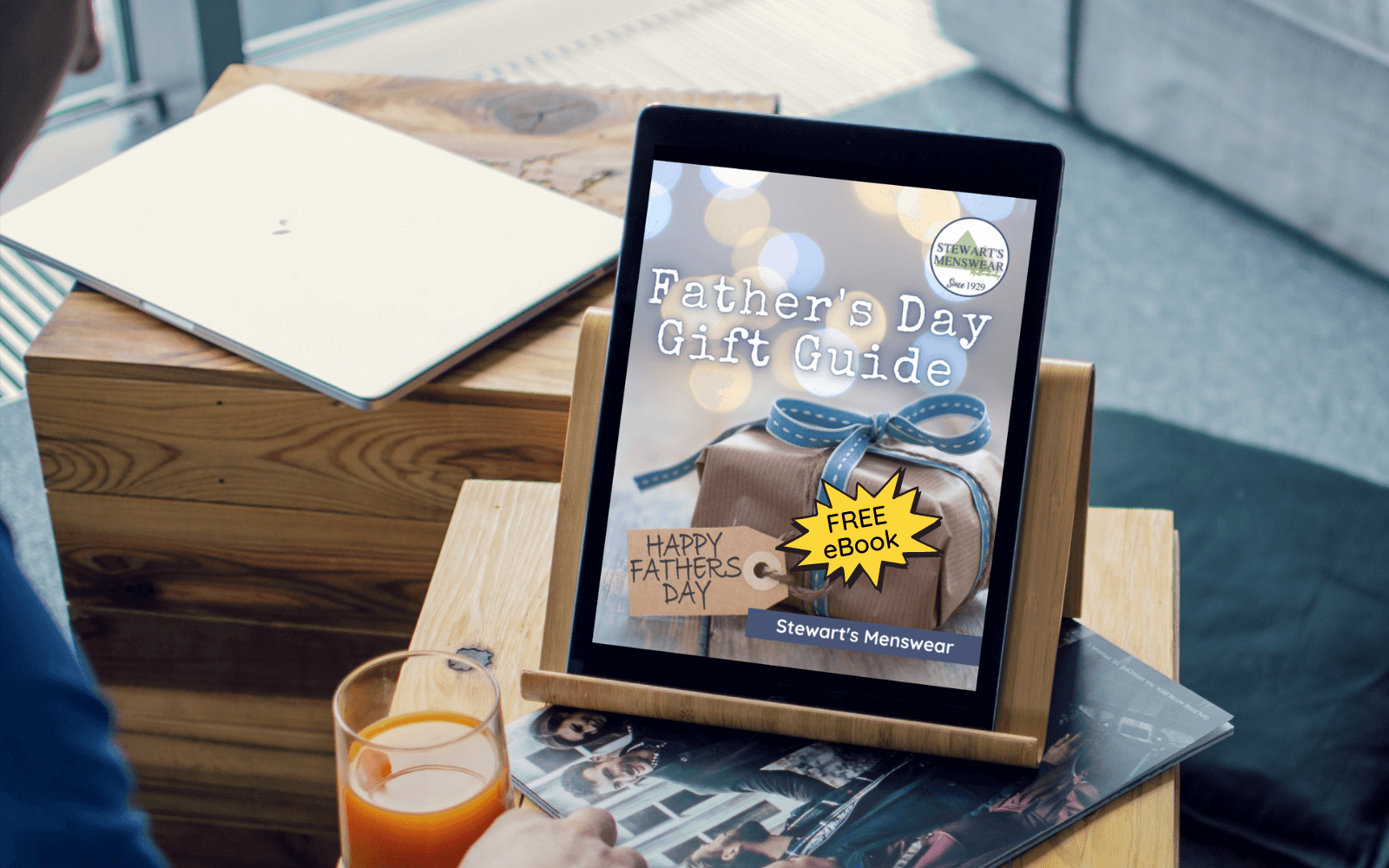Stewarts Menswear Father's Day Gift Guide Download eBook