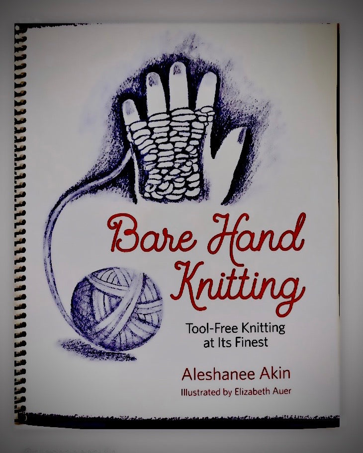 Book Bare Hand Knitting By A Akin Illustrations By E Auer Bare Hand Crafting