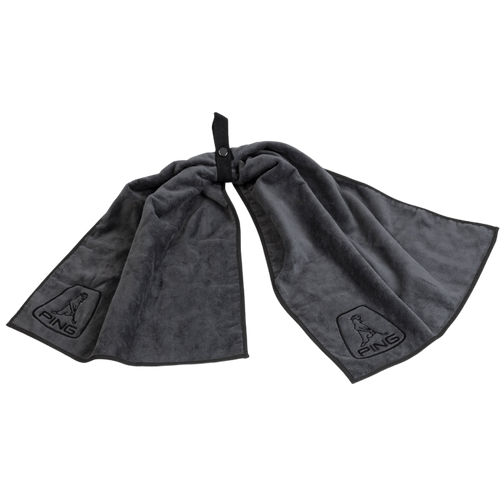 Soffle Waffle Towel - Black/Silver