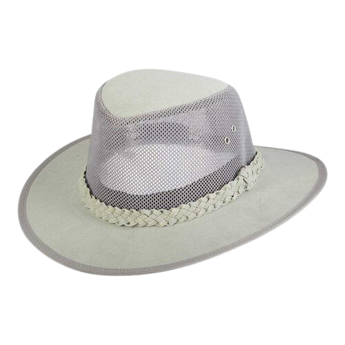 Dorfman Pacific Soaker with Mesh Side Hat Grey