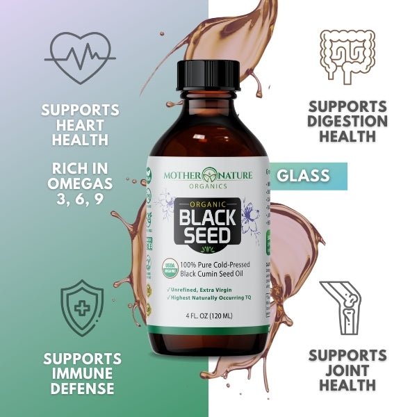 Organic Black Seed Oil - Mother Nature Organics