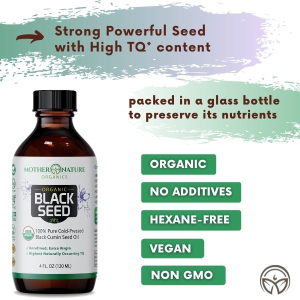 Organic Black Seed Oil - Mother Nature Organics