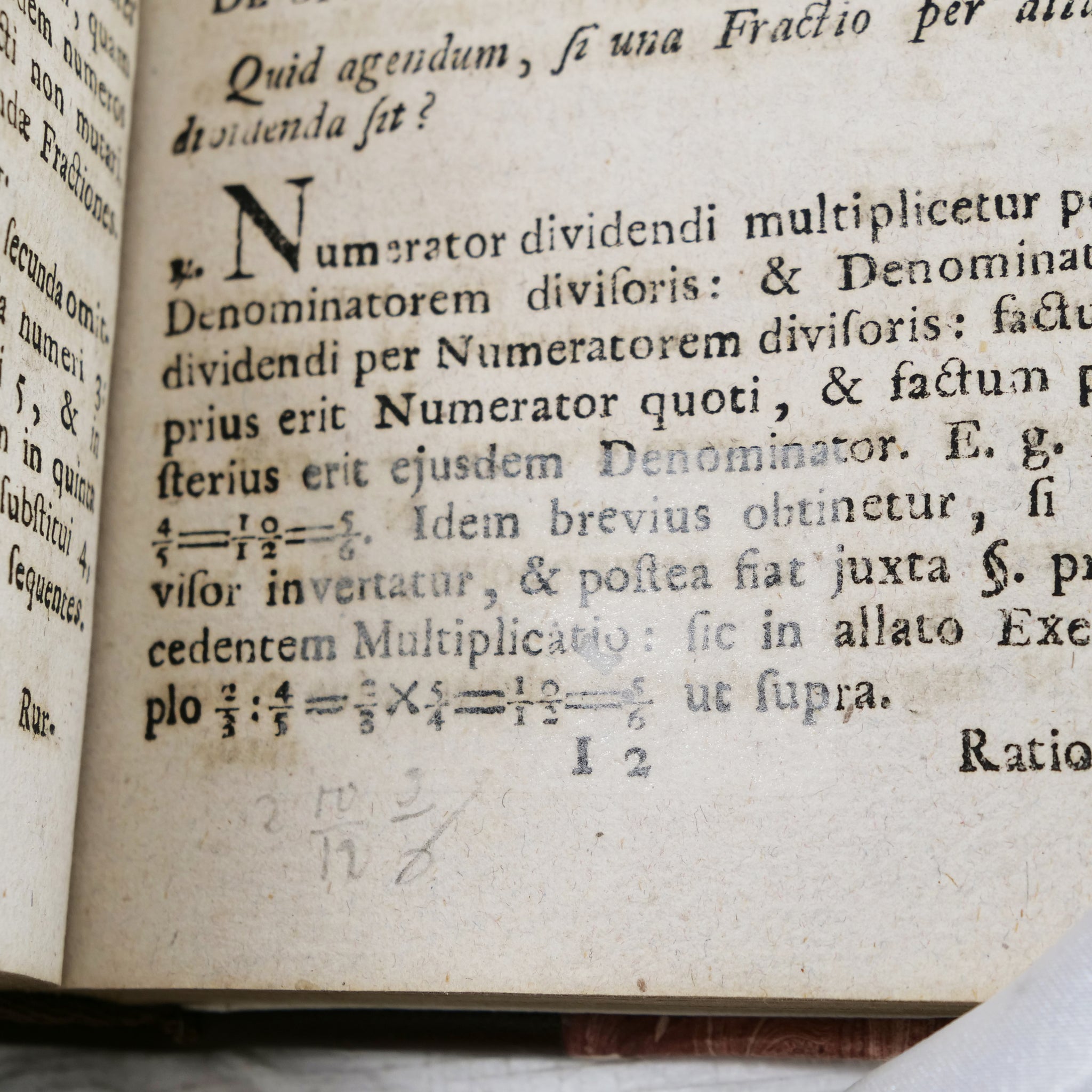 Arithmetic Institutiones Arithmeticae In Usum Gymnasiorum Et Schol Alembic Rare Books
