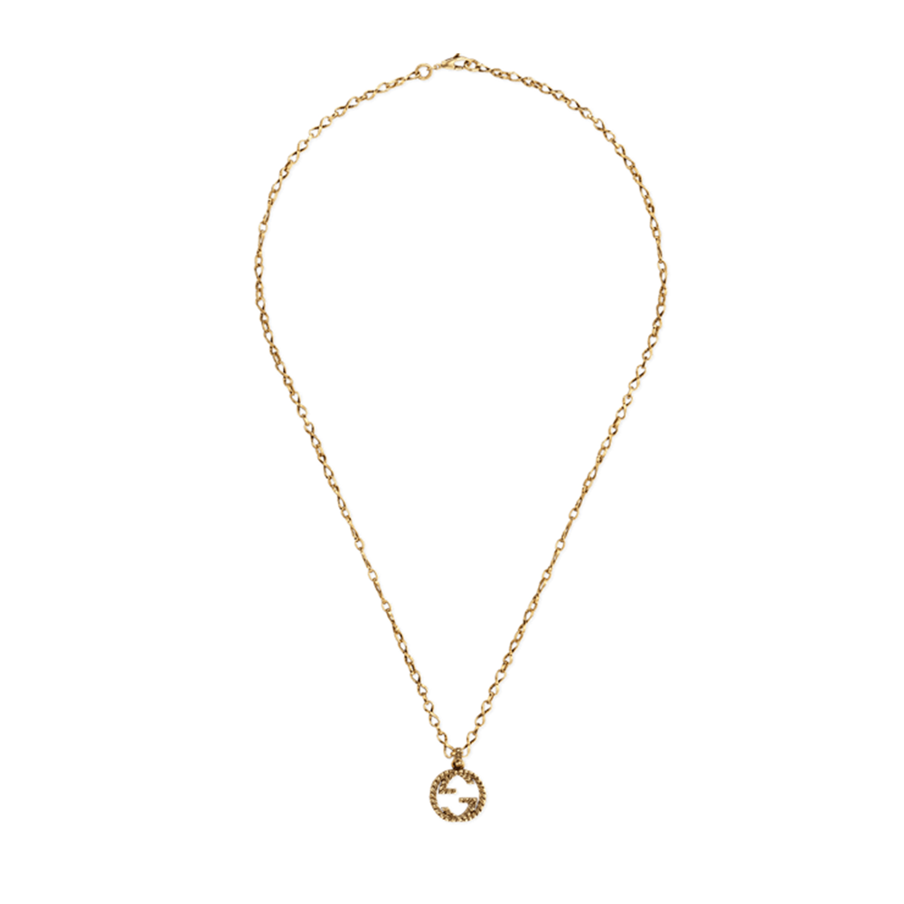 Interlocking G Pendant Necklace (18k Yellow Gold) - Altier Jewelers