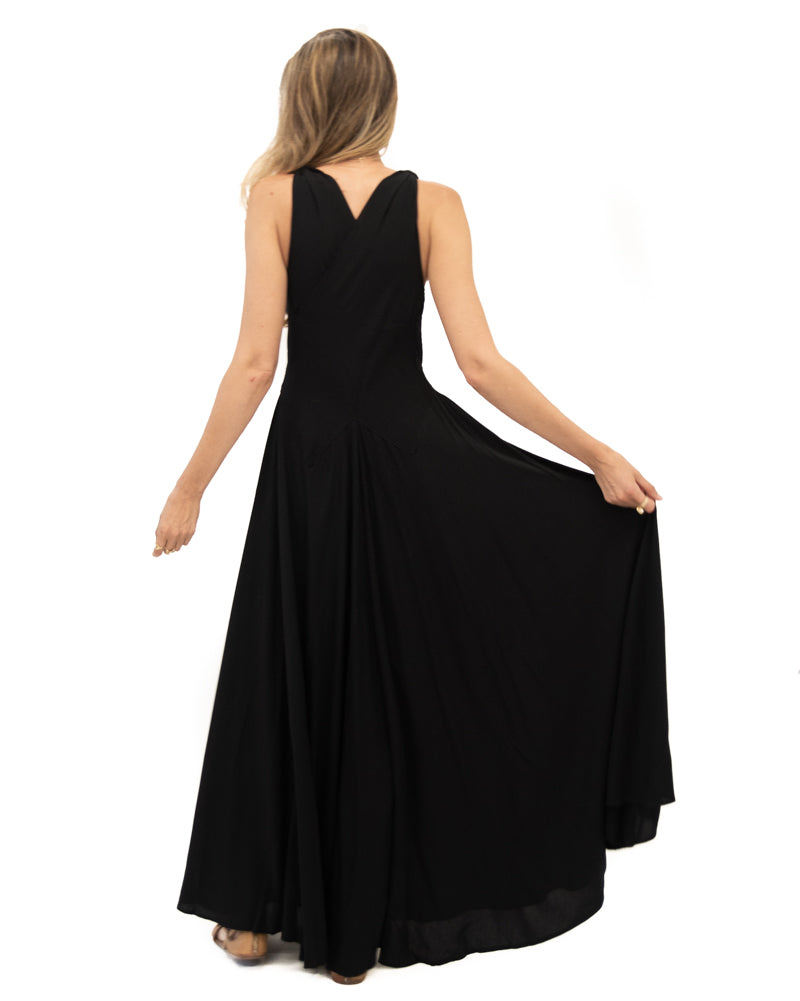 black gatsby dress