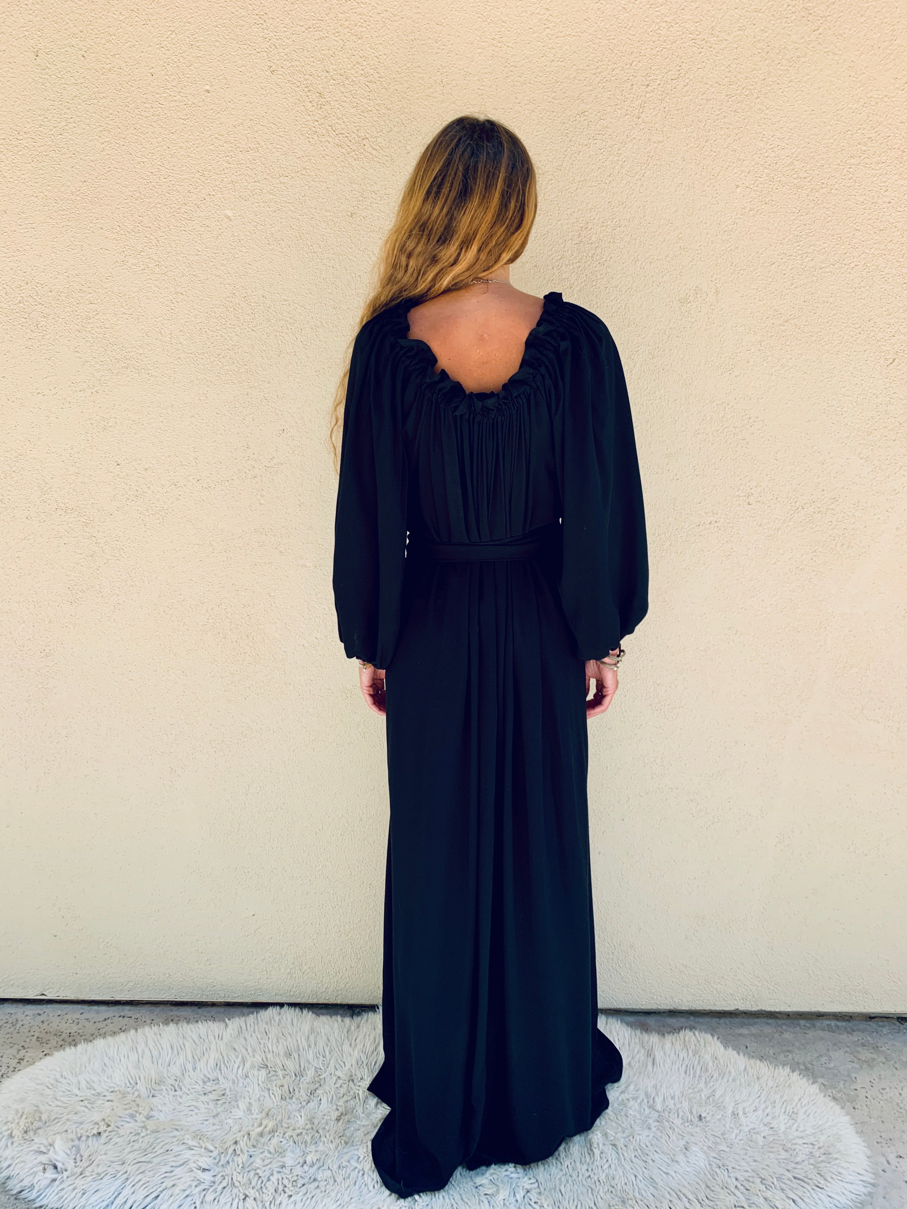 Time for Travel Dress in Black