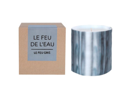 Le Feu De L'Eau Artisanal Candle - Gris