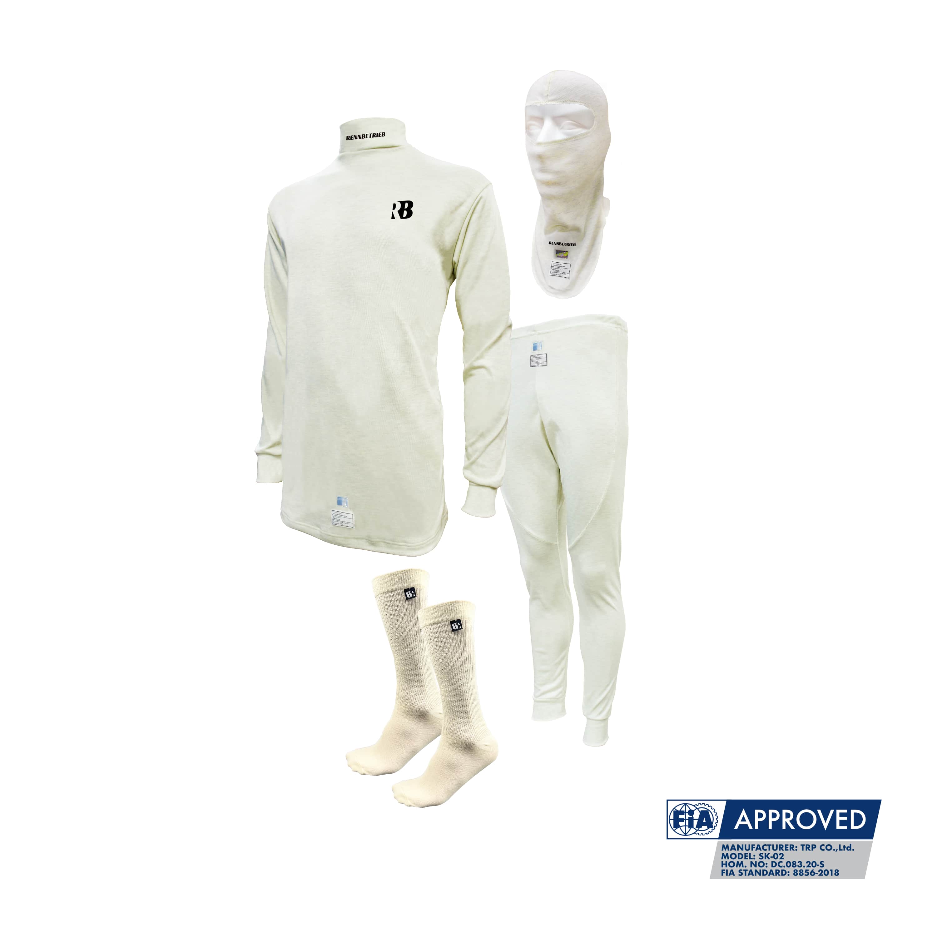 BODYDRY Pasamontañas junior BALACLAVA blanco - Private Sport Shop