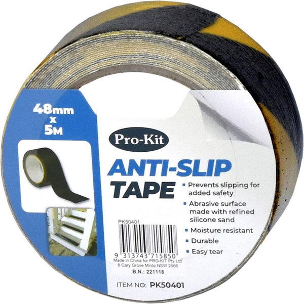 NON SLIP TAPE - 5MTR X 48MM WITH REFLECTIVE STRIP - Global Imports & Exports NZ