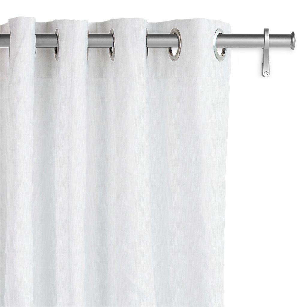 White grommet drapery from Barn & Willow