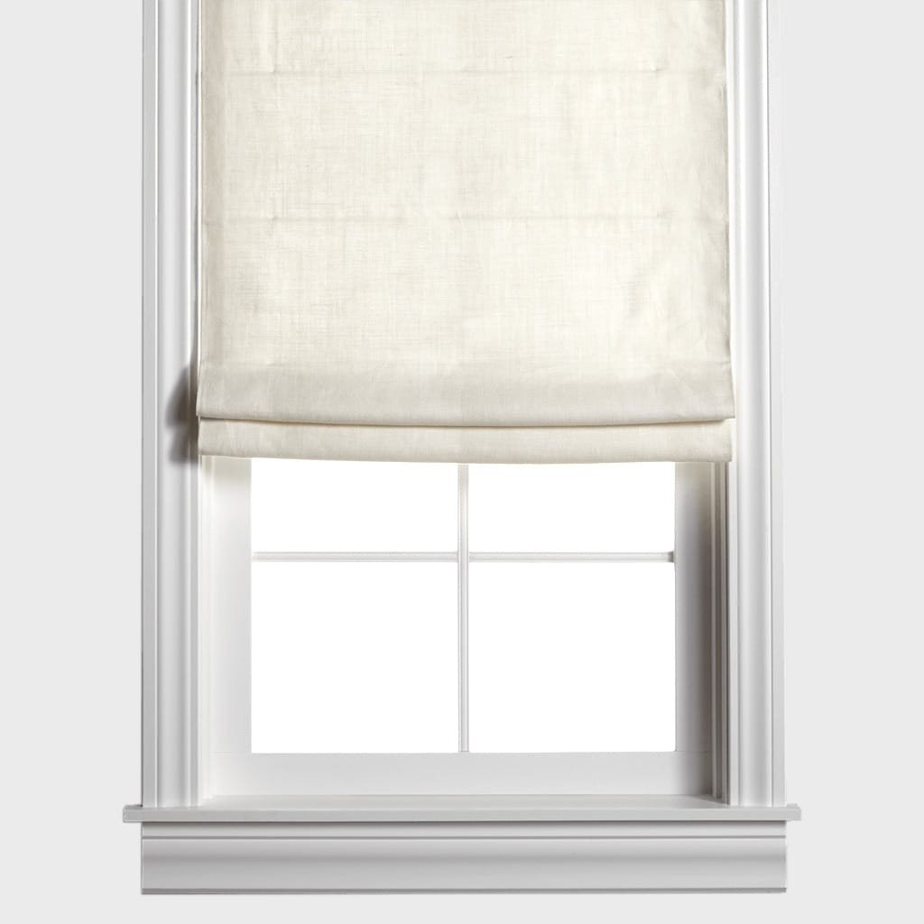 unconstructed roman shades