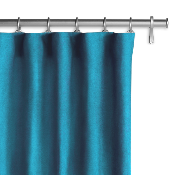 Velvet Drapery - Teal | Custom Curtain | Drapes