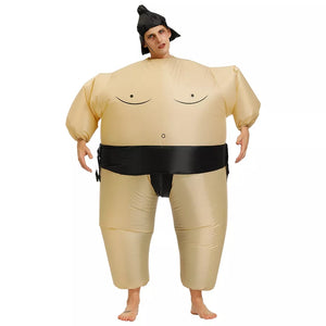 purple sumo suit