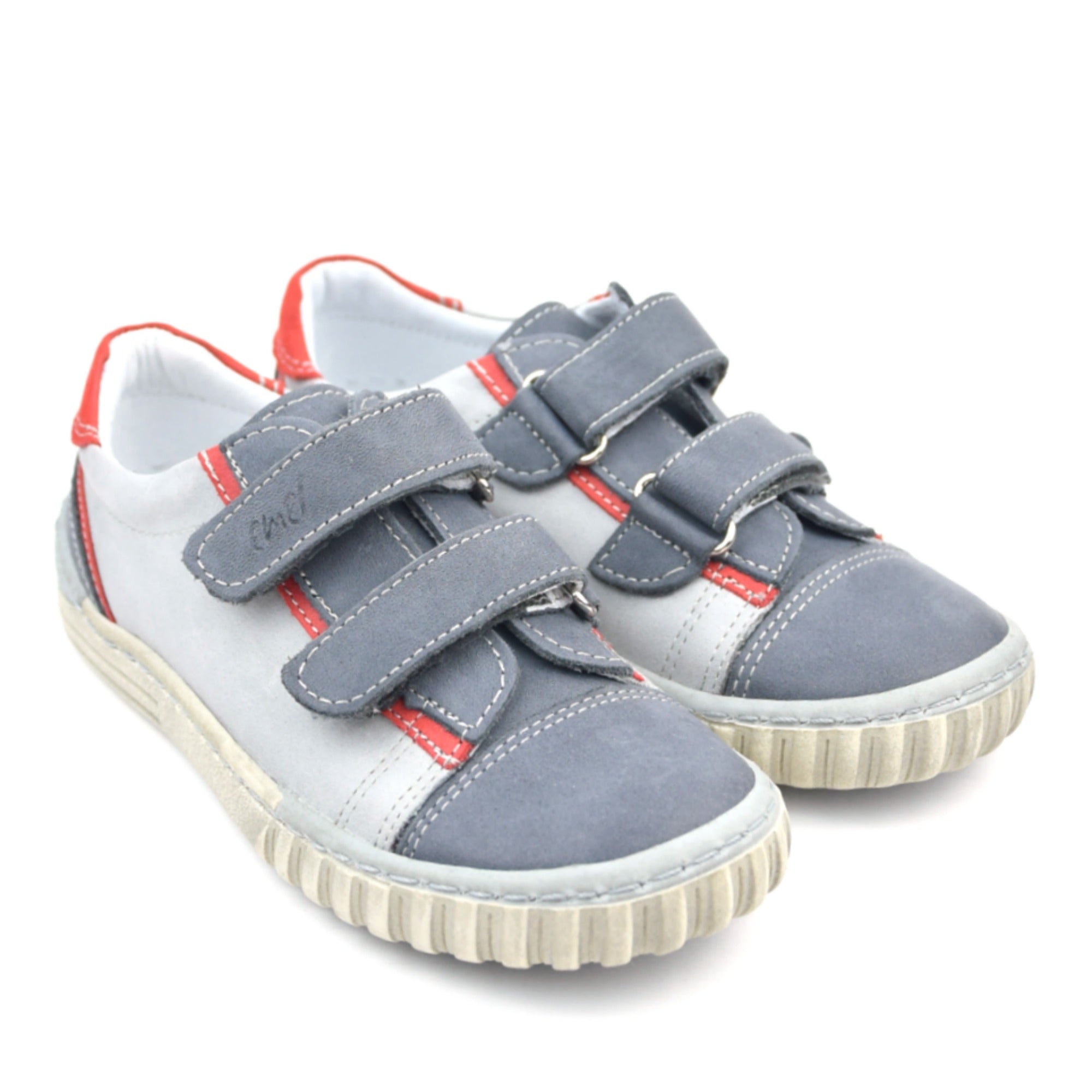 grey velcro trainers