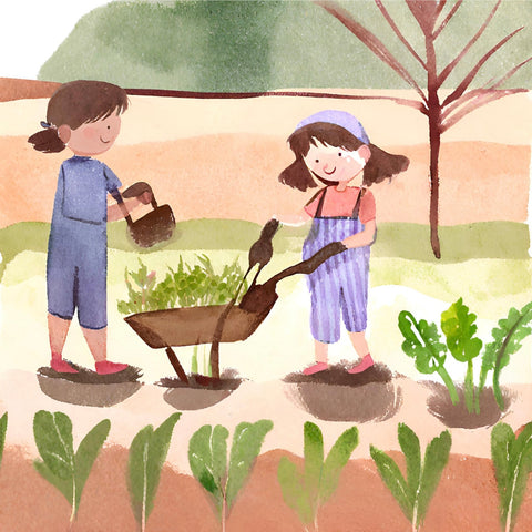 Celebrate the fruits of their labor with your kids after a successful gardening season!