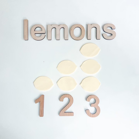 Counting Lemons Play Based Learning Activity