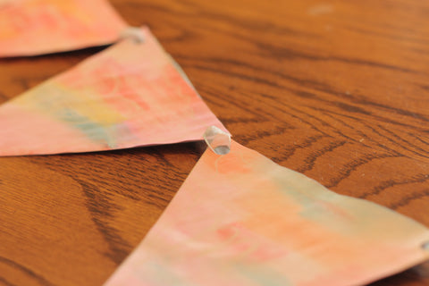 DIY Valentines Bunting Watercolor Craft