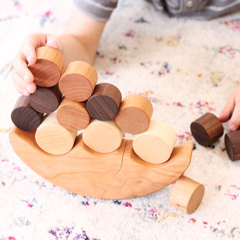 wooden balancing toys | wood toys for kids by Smiling Tree Toys