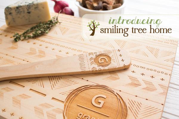 Introducing Smiling Tree HOME | Personalized Cutting Boards, Decor, Ornaments + More