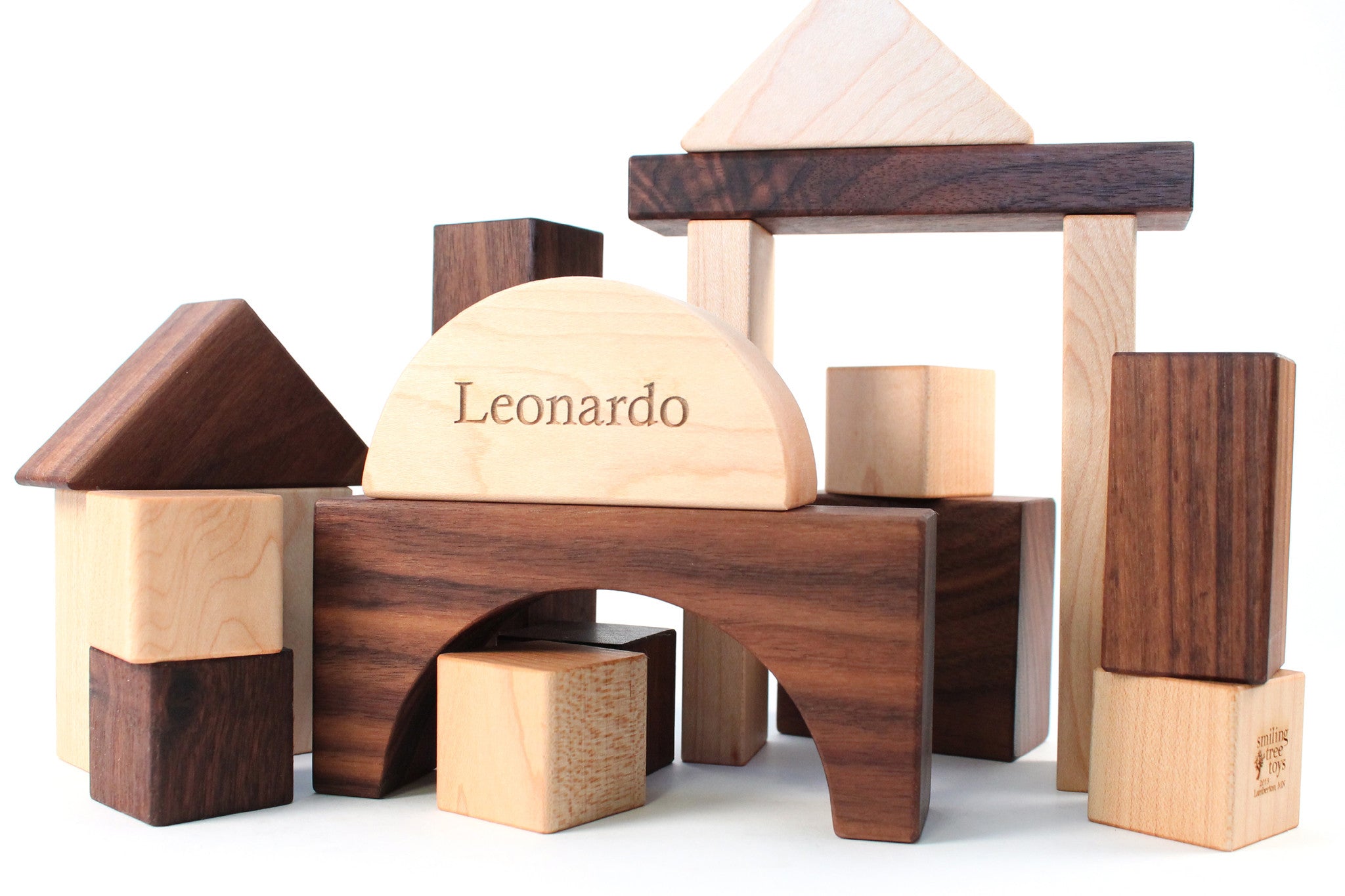 wooden play blocks