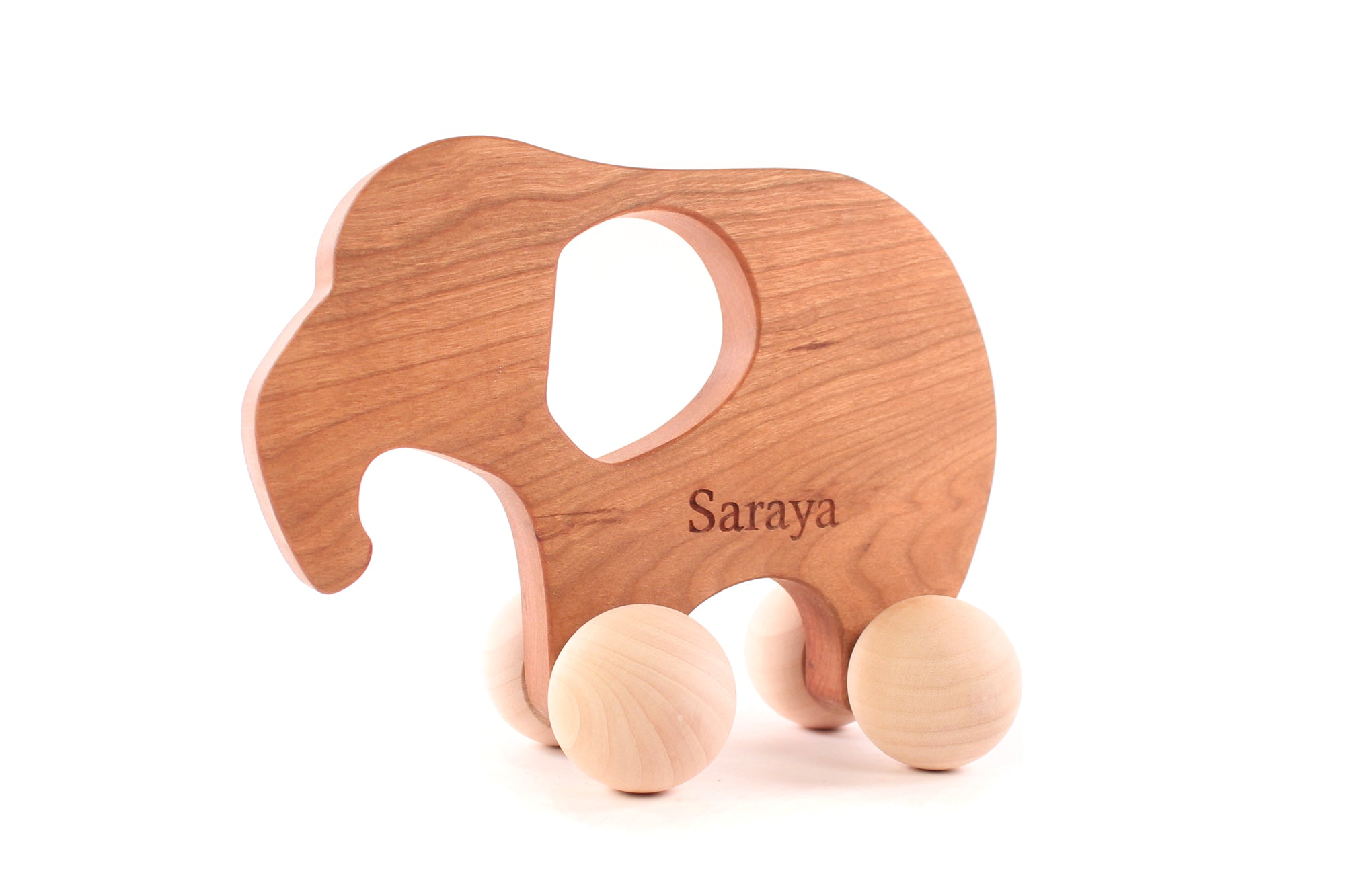 elephant wooden toy