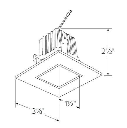 Elco - 2" Square LED High-Lumen Reflector Light Engine Specs