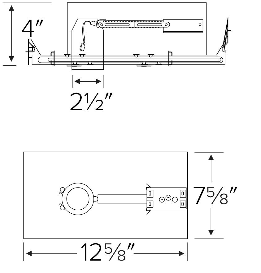 Elco - 2" IC Airtight New Construction Housing Specs