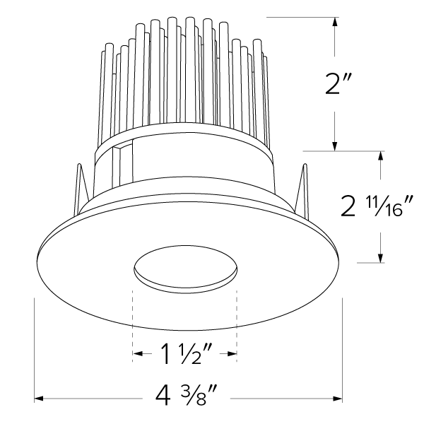 Elco - 3" LED Light Engine with Pinhole Trim Specs