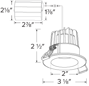 Elco - 2″ LED Round Reflector Specs