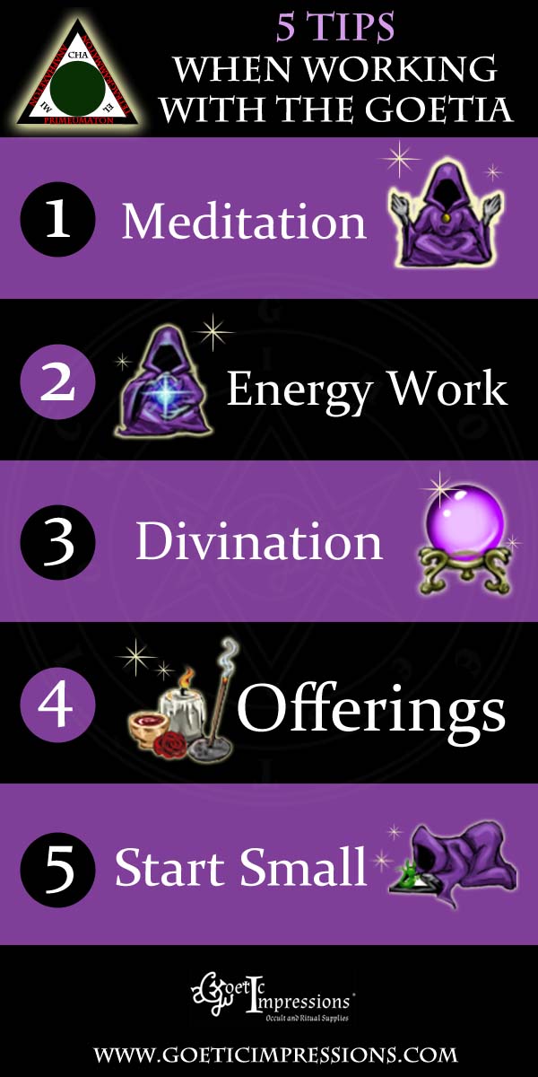 Tips when working with Goetia Guide