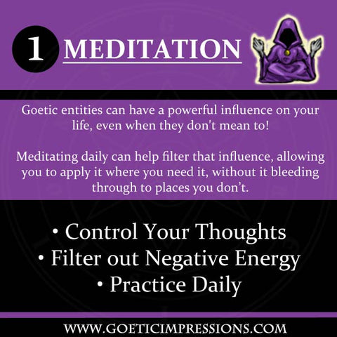 Guide to meditation for goetic work