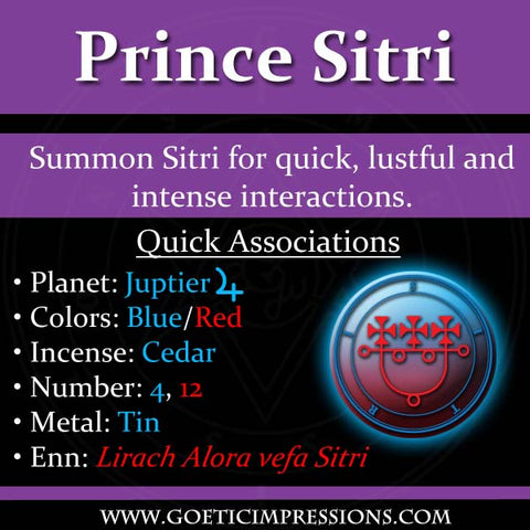 Prince Sitri Associations