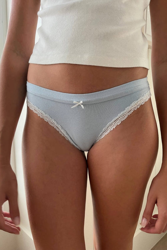 Stripe Scallop Bow Underwear