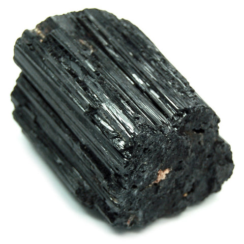 Black Tourmaline against a clear background.
