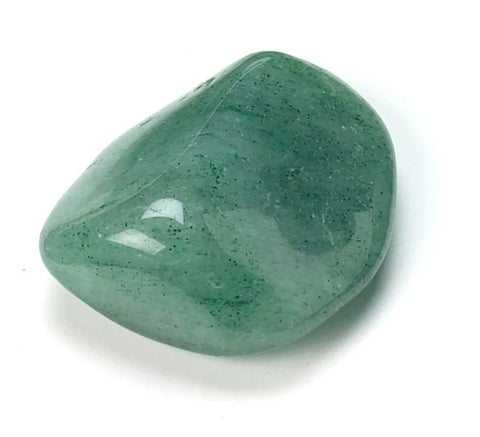 Green Aventurine against a clear background.
