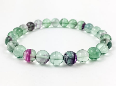 8mm fluorite bracelet