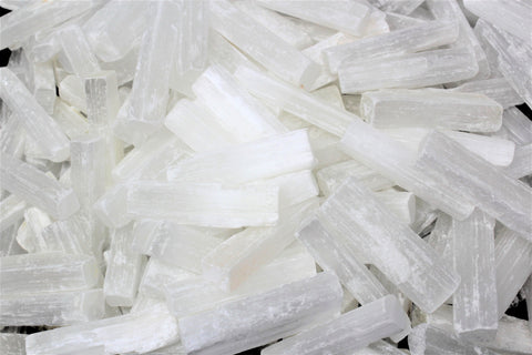 Selenite sticks are the perfect crystals for beginners